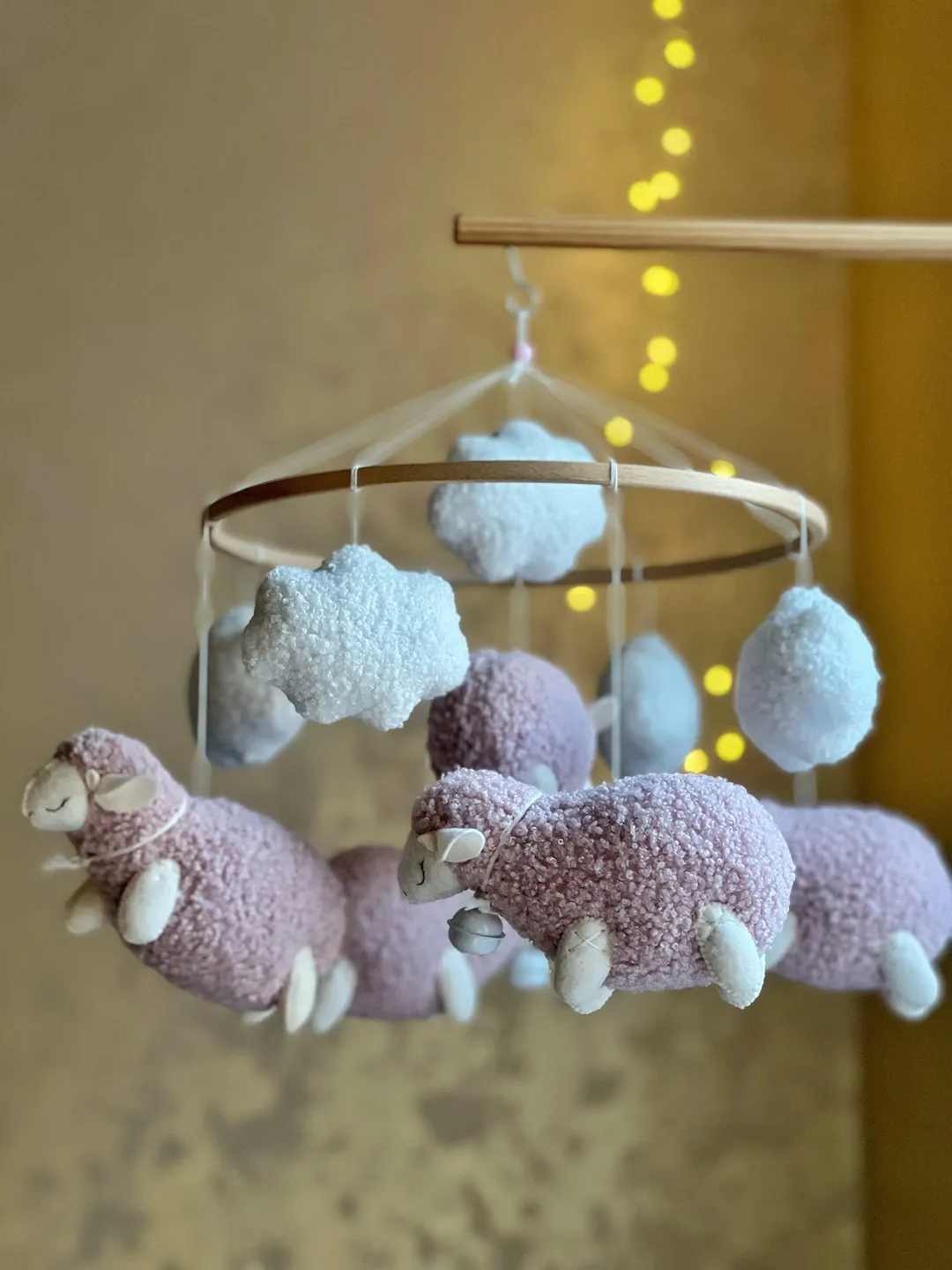 Deer mobile crib, Baby mobile felt, Baby boy mobile, Baby girl mobile, Nursery mobile, Nursery decor