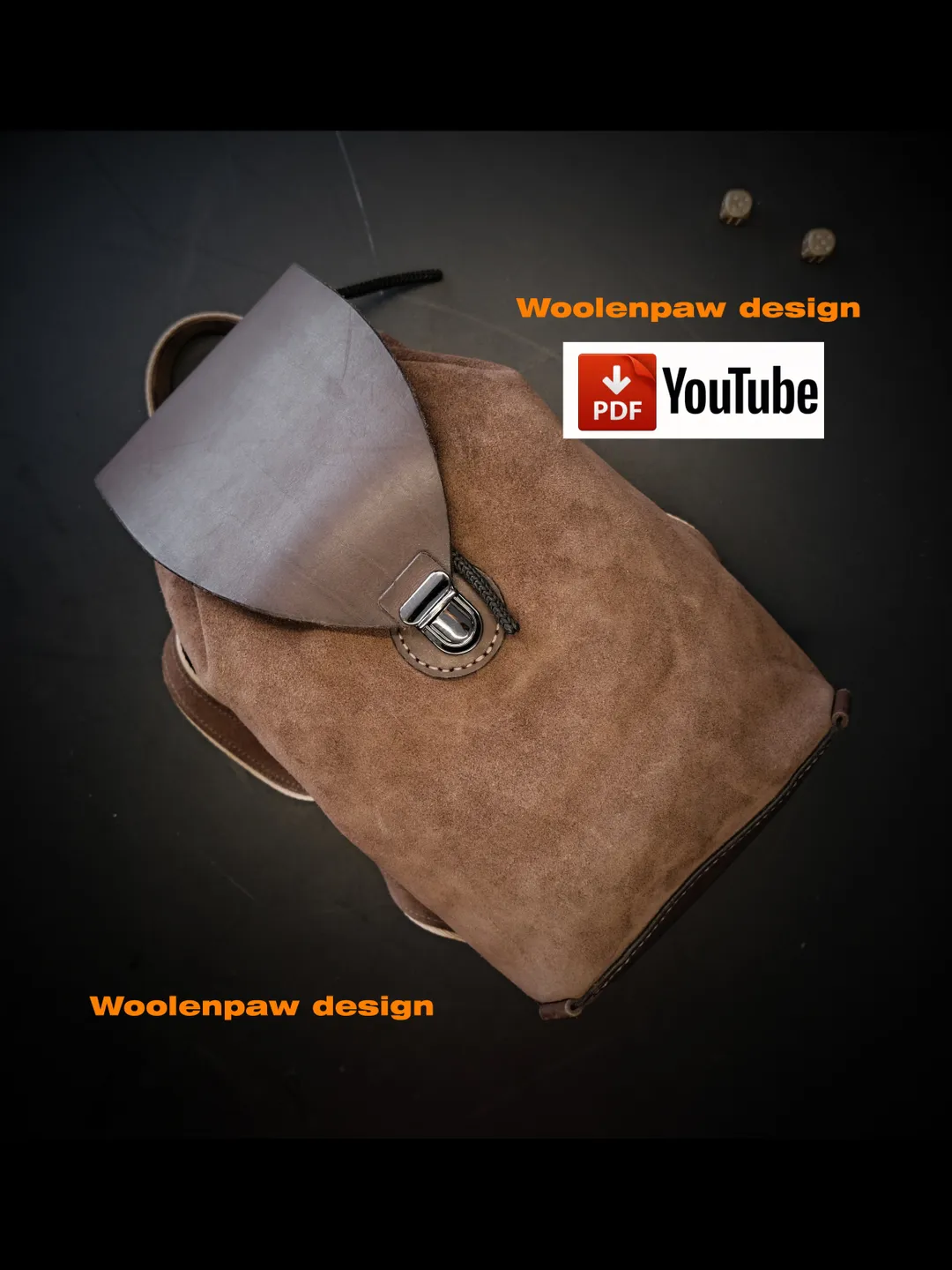 Backpack - leather pattern. BG29