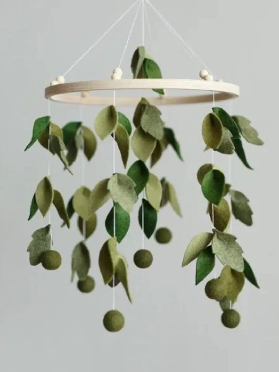 Handcrafted Woodland Themed Felt Baby Mobile - Customizable Nursery Decor