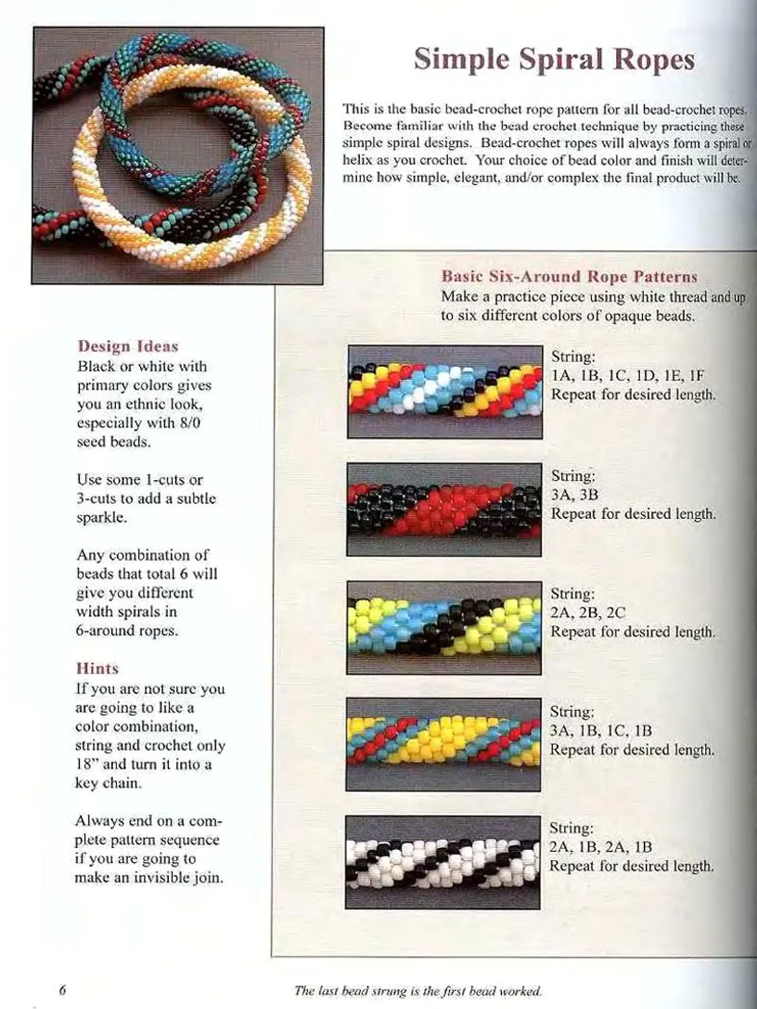 Beaded Rope Pattern Bead Crochet Ropes: Techniques & Patterns for Stunning Jewelry Designs
