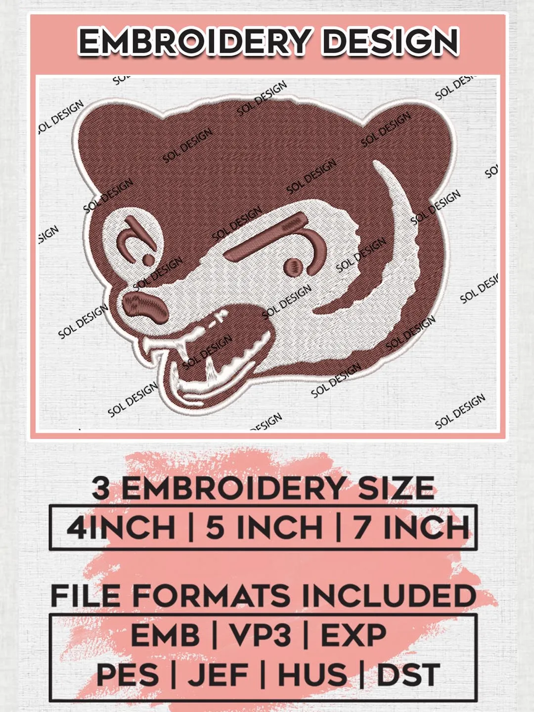 Chicago Cubs Logo Embroidery Files, MLB Chicago Cubs Team Embroidery, MLB Teams, 3 sizes, MLB Machine embroidery designs, Digital Download