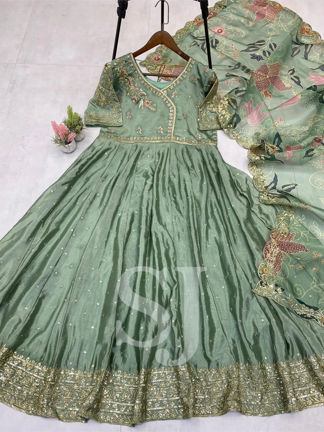 Fully Stitched Readymade Salwar Kameez Suit, India Designer Anarkali Kurta Set, Pakistani Wedding Anarkali Suits, 2Pc Kurta Designer Set