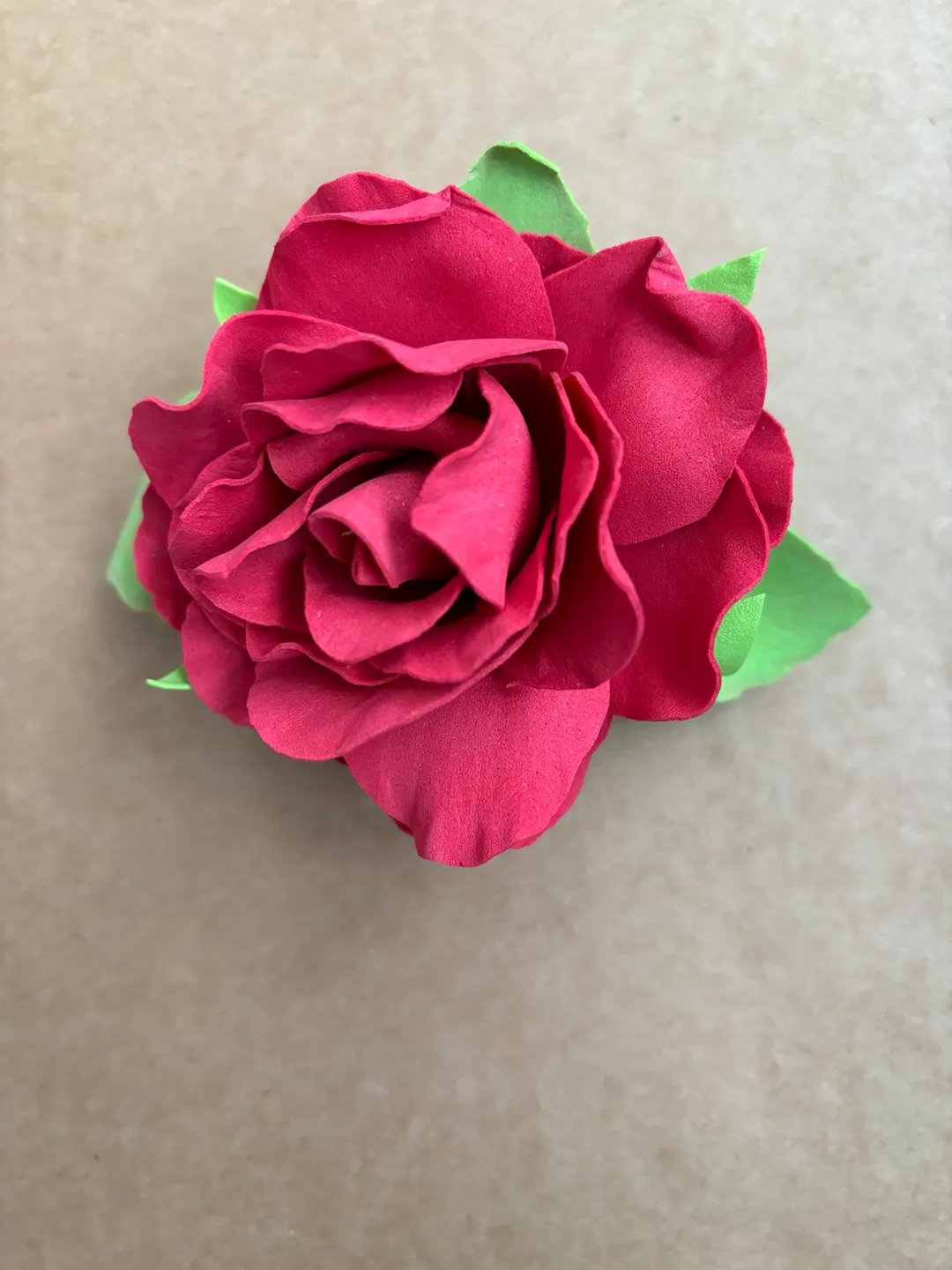 Handmade hair clips red rose/women's hair accessories/women's jewellery/flowers hair decoration/gift for her/hair clips