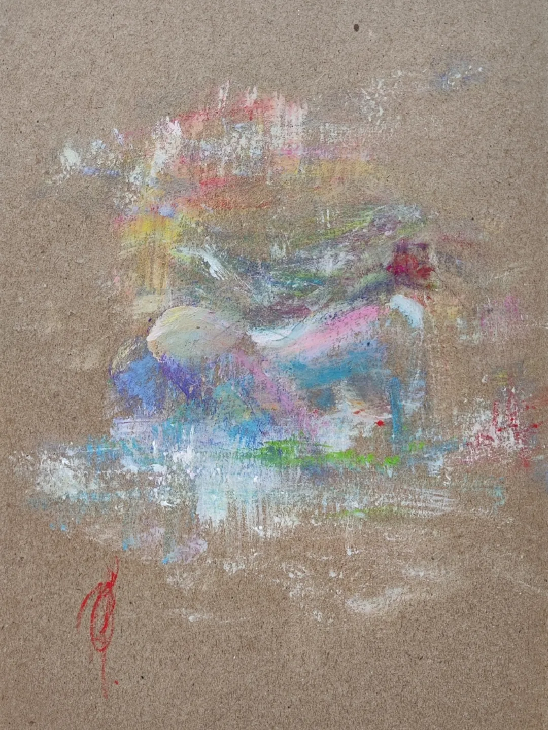 Nude woman painting Original art Fantasy