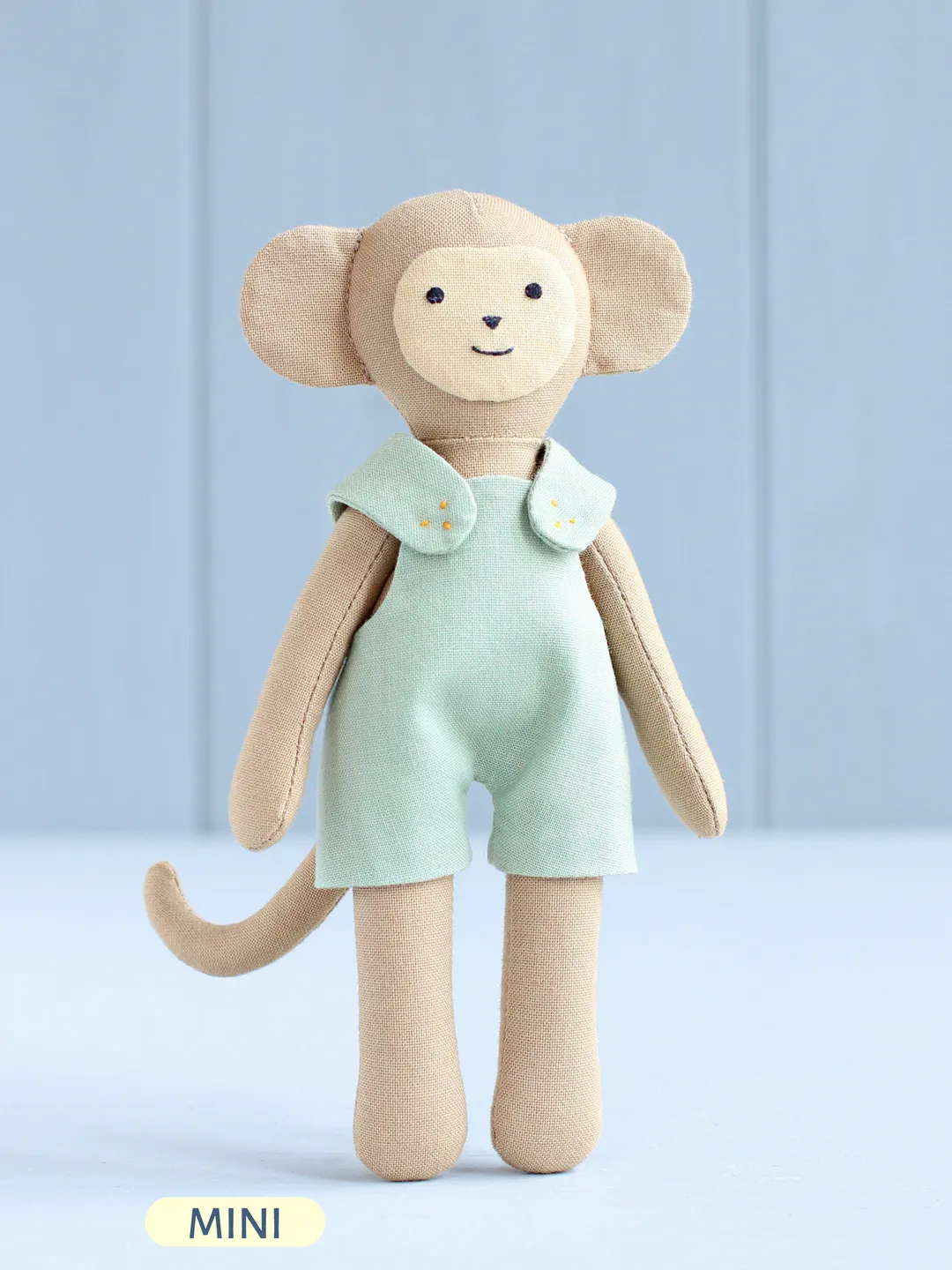 PDF Mini Monkey Stuffed Animal Sewing Pattern