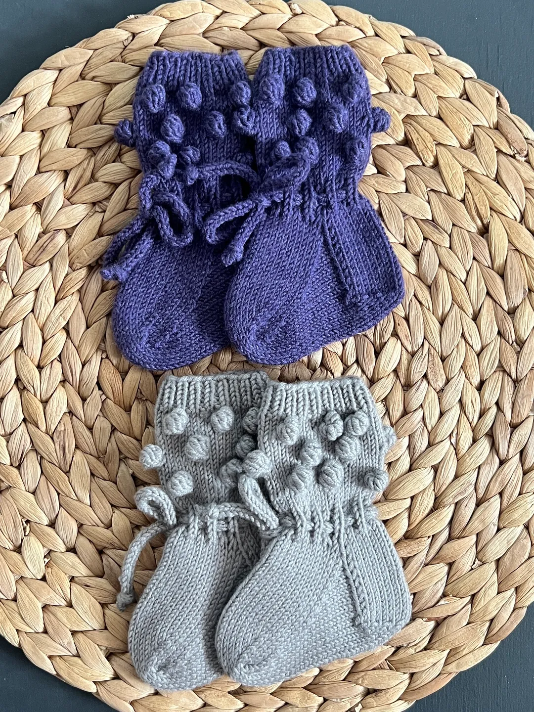 Baby knitted booties/ Baby accessories