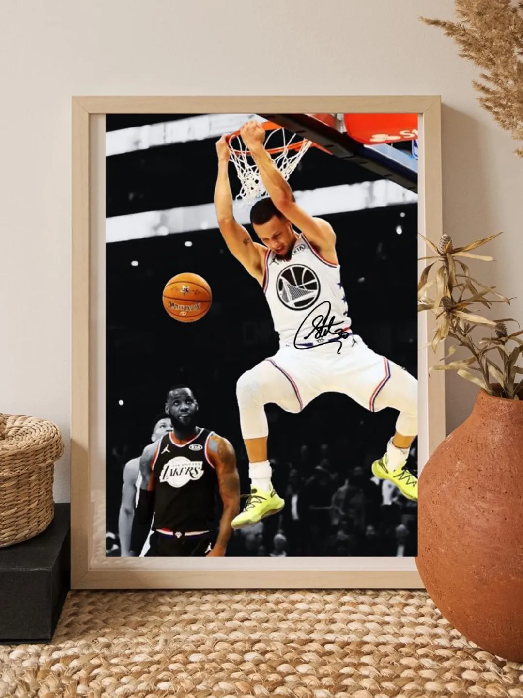 Stephen Curry Poster Basketball Legend Print NBA Inspired