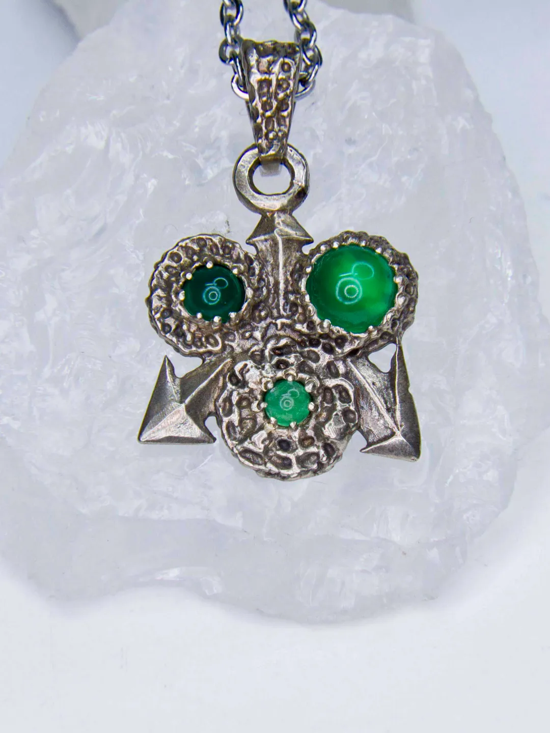 Handmade Pendant Symbol (German Silver CuNiZn)