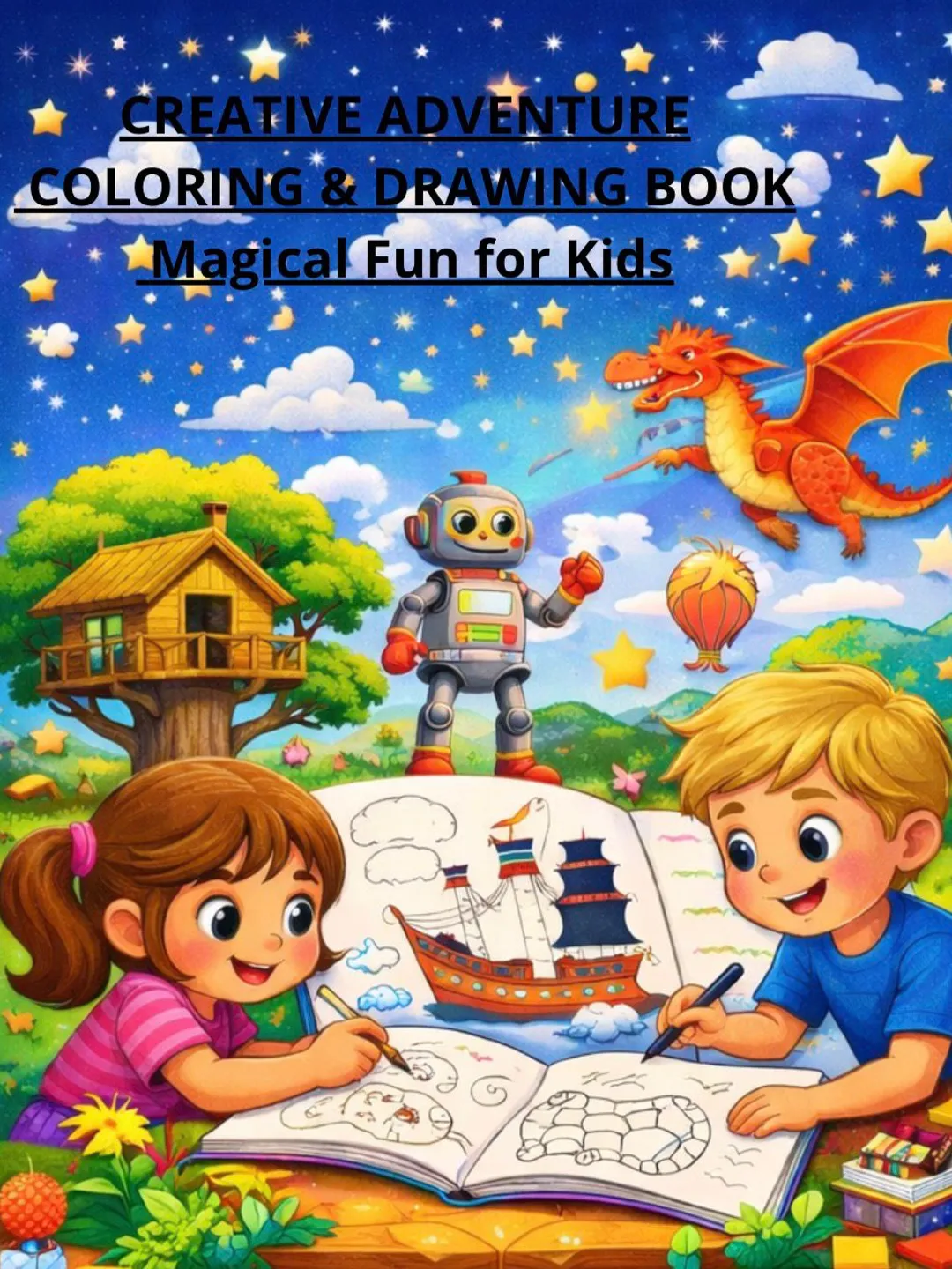 Magical Aquarium Adventures Coloring Book