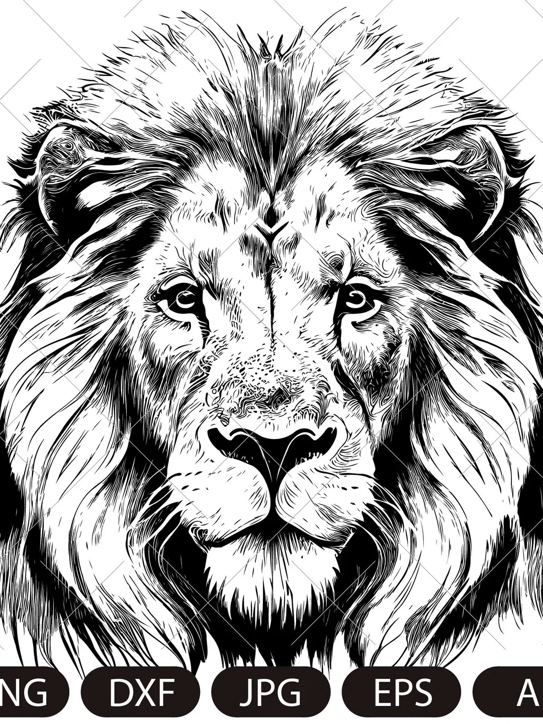 Lion Face svg / Lion Head svg / Lion svg / Lion King svg  Lions Mascot svg / Leo svg /Lion Head /Lion Printable / INSTANT DOWNLOAD