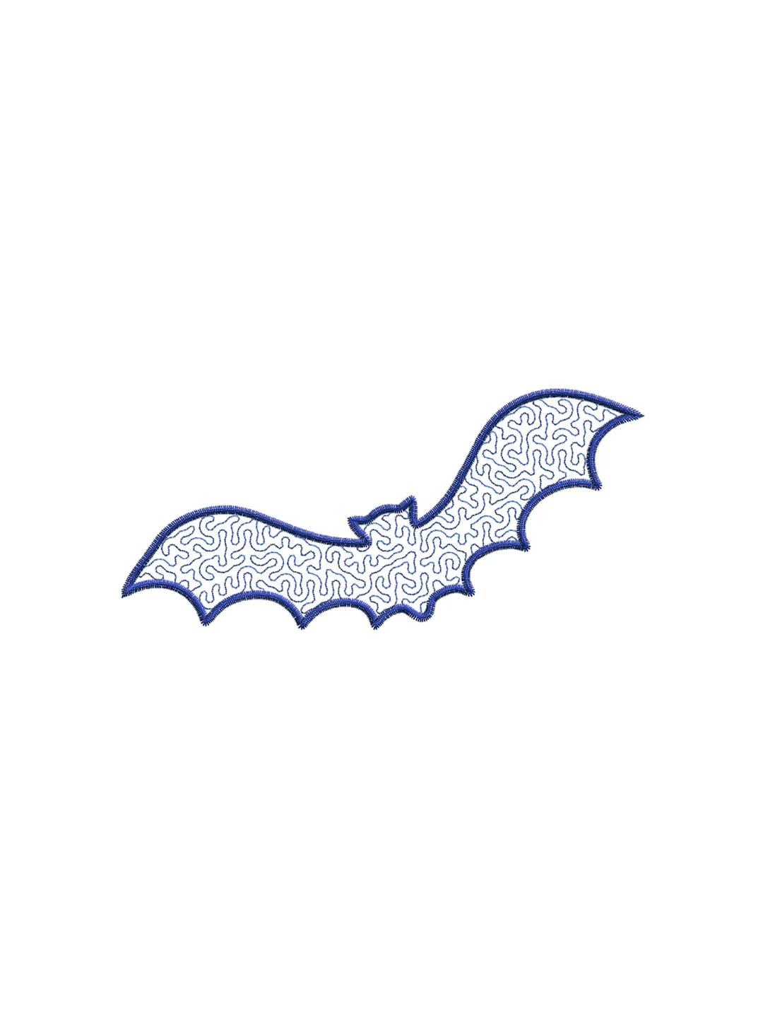 Bat stipple stitch embroidery design,Bat stippling stitch embroidery design,Fun embroidery design,INSTANT DOWNLOAD-131