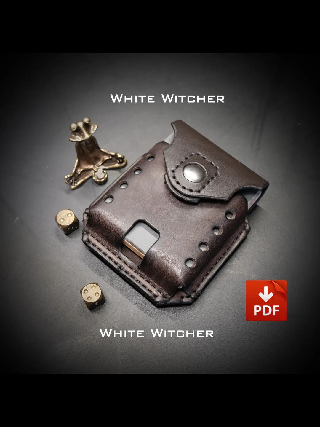 leather pattern - Cigarette case. OTH24