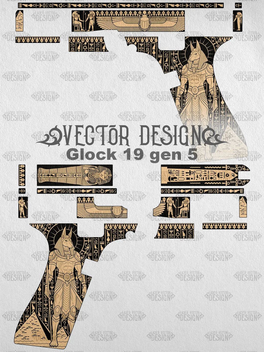 VECTOR DESIGN Glock 19 gen 5 Anubis