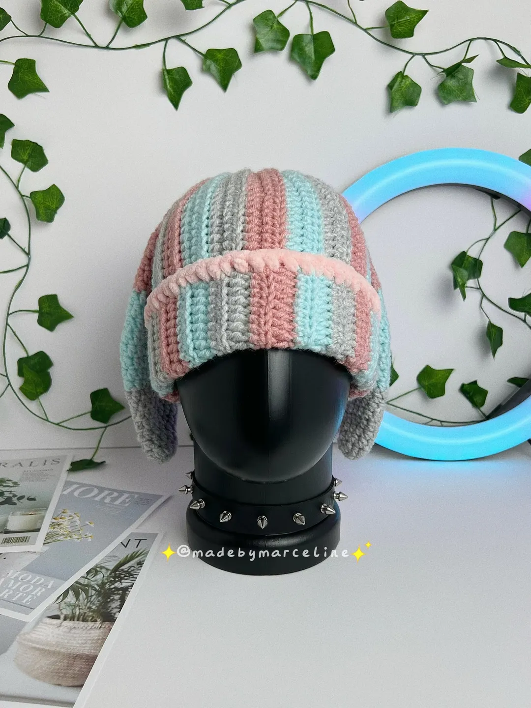 Crochet Cute Bunny Beanie Hat