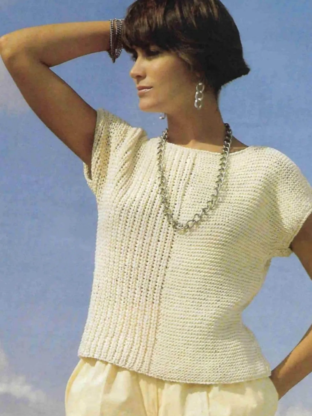 Sweater Knitting pattern , top knitting Set 3  Women Sweater Knitting Pattern Ladies sweater pdf