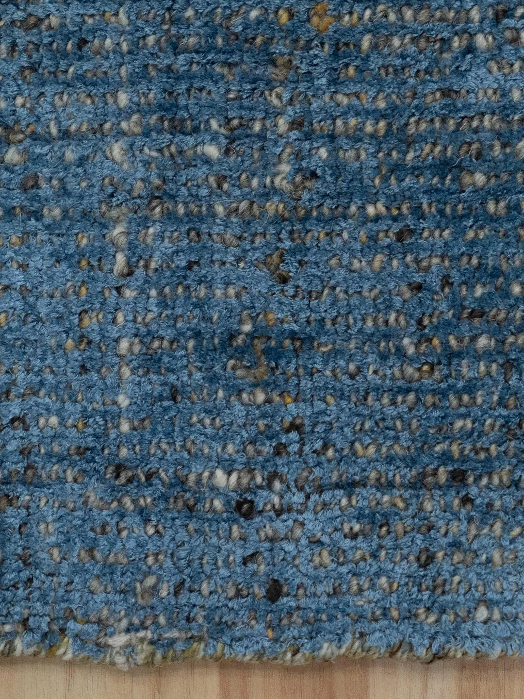 Textured Rugs 9x12 Blue Natural Wool Customize 9x12 Large Area rugs for bedroom: Neutral ...