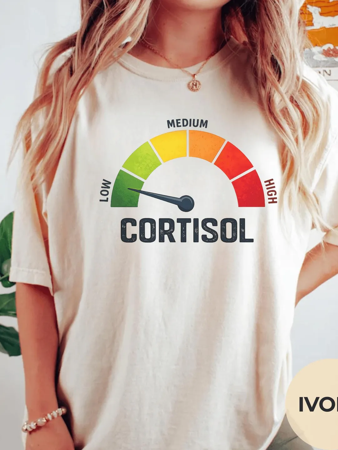 Low Cortisol Levels Funny Comfort Colors® T-Shirt