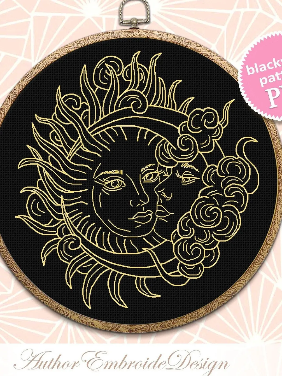 Flower moon svg, Moon Silhouette, Crescent moon svg, Celestial svg ...