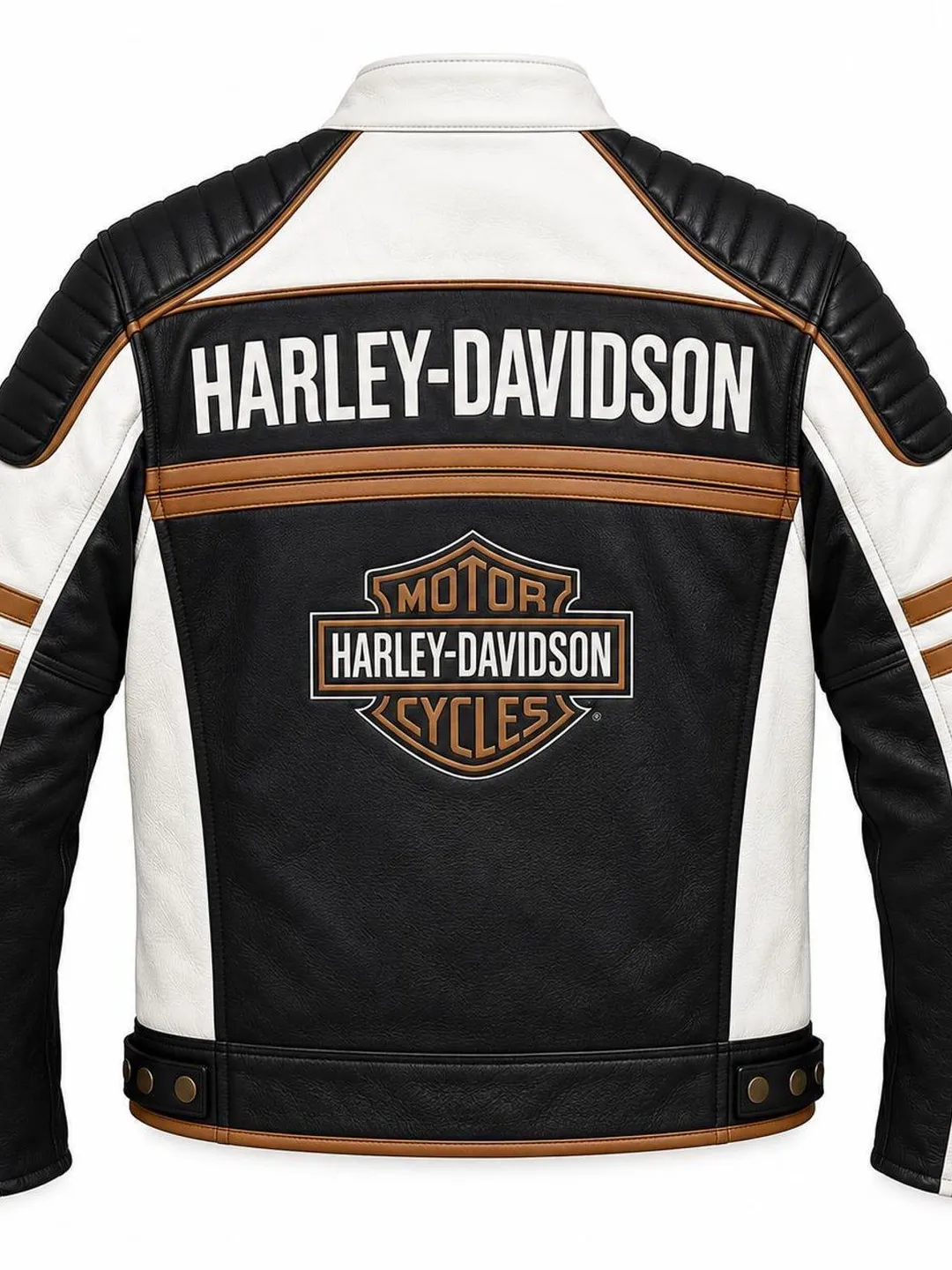 Harley Davidson Leather Jacket Men's Biker Riding Vintage Racing