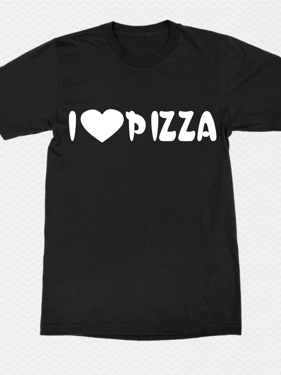 T Shirt Design: '' I Love Pizza ' Design For Shirts