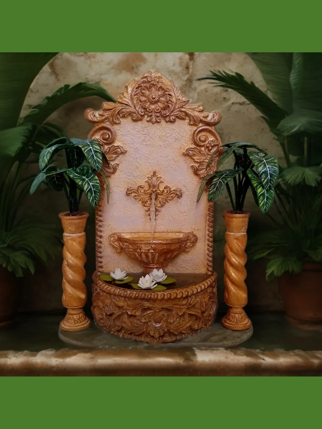 Miniature fountain. Fountain for the collection of dolls.1:12 scale.Handmade. Fountain for a doll. Miniature.