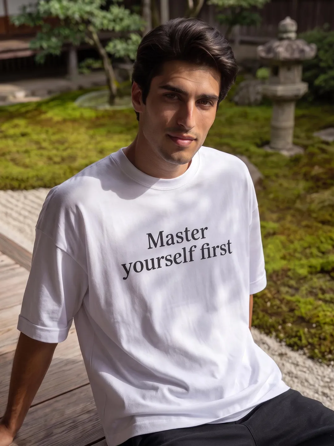 Inner Warrior T-Shirt | Samurai Wolf Shirt | Self Growth and Discipline Clothing for Spiritual People