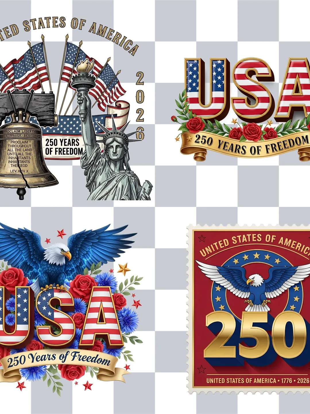 250th Anniversary Svg Png Bundle, USA Png, 4th of July Bundle Png ...