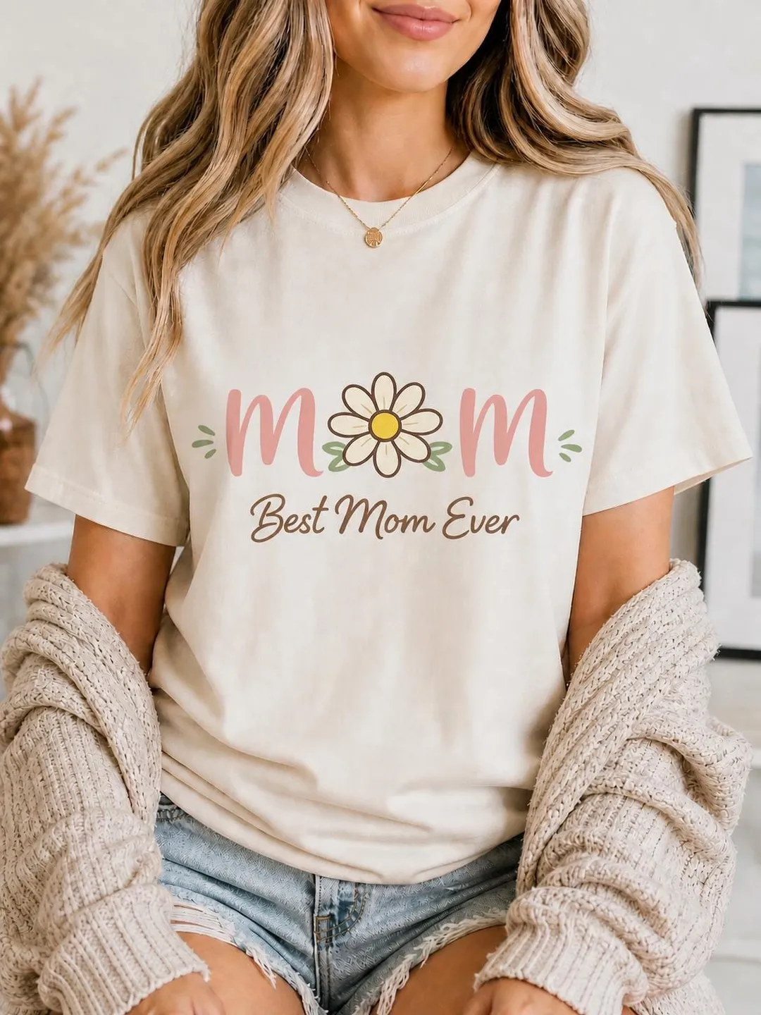 Floral Mom T-Shirt | "Mom Ever" Graphic Tee, Mother's Day Gift