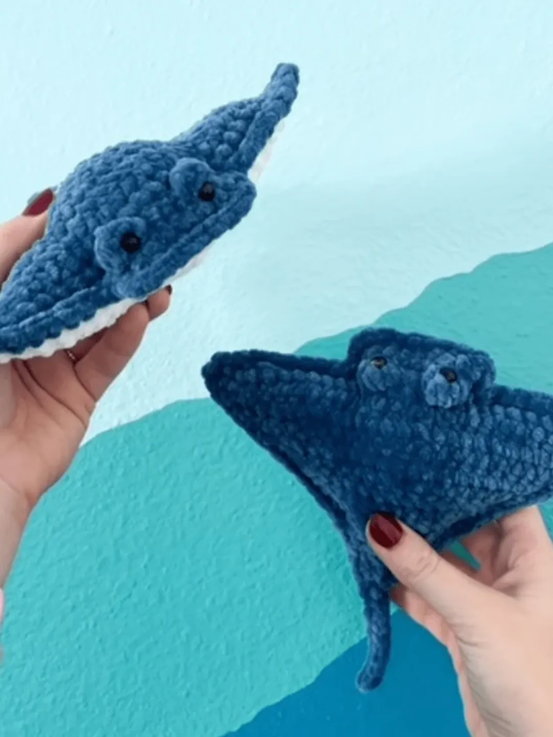 Connor the Manta Ray Crochet Pattern PDF, Manta Ray Amigurumi Pattern, Crochet Sea Animal, Cute Ocean Toy, Beginner Crochet Pattern, Handmade Gift