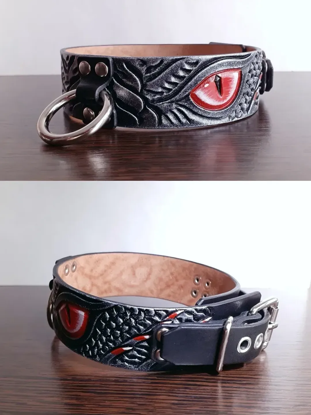 Luxury Dragon BDSM collar for submissive