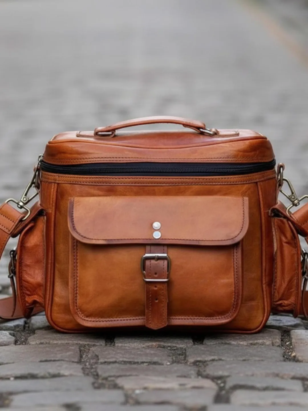 camera travel crossbody bag men Leather Camera Bag Crossbody for Men Women | Handmade Vintage Brown Goat  Leather Shoulder Bag