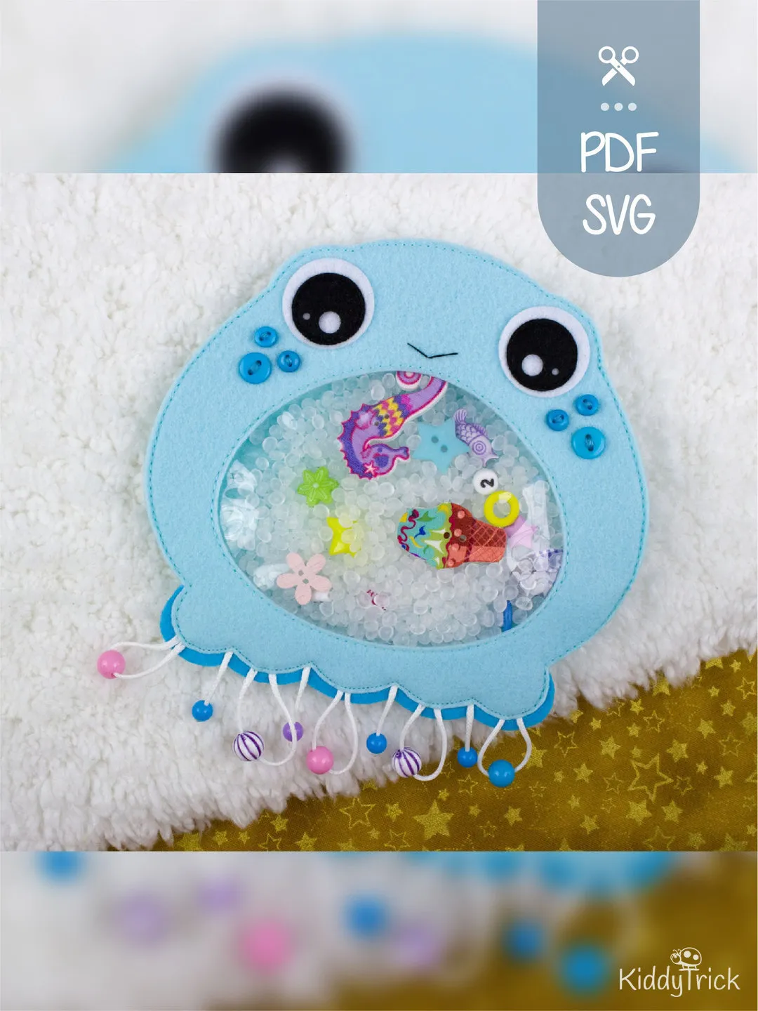 Jellyfish - I Spy Bag - Sewing Pattern