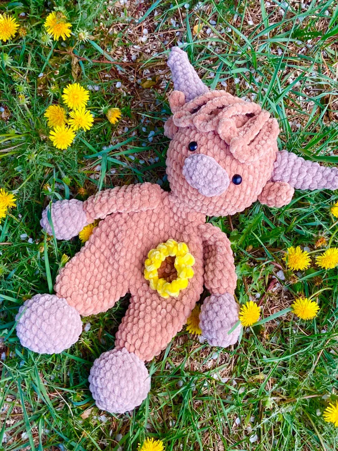 Crochet highland cow pattern Amigurumi cow pattern Crochet cow pattern Crochet lovey pattern Crochet cuddler pattern