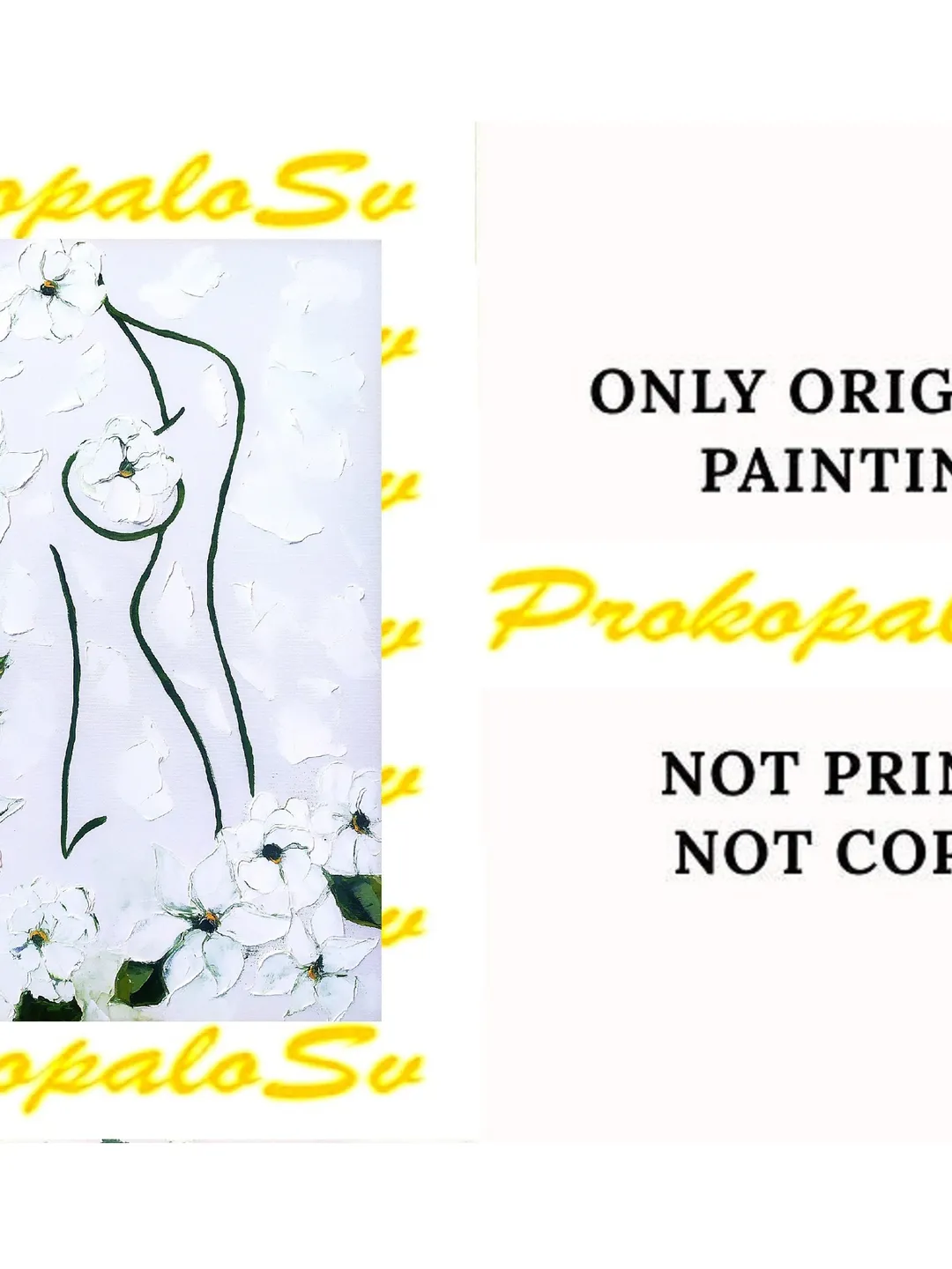 WOMAN Painting White Original Art Impasto Oil Painting Oil Figurative ...