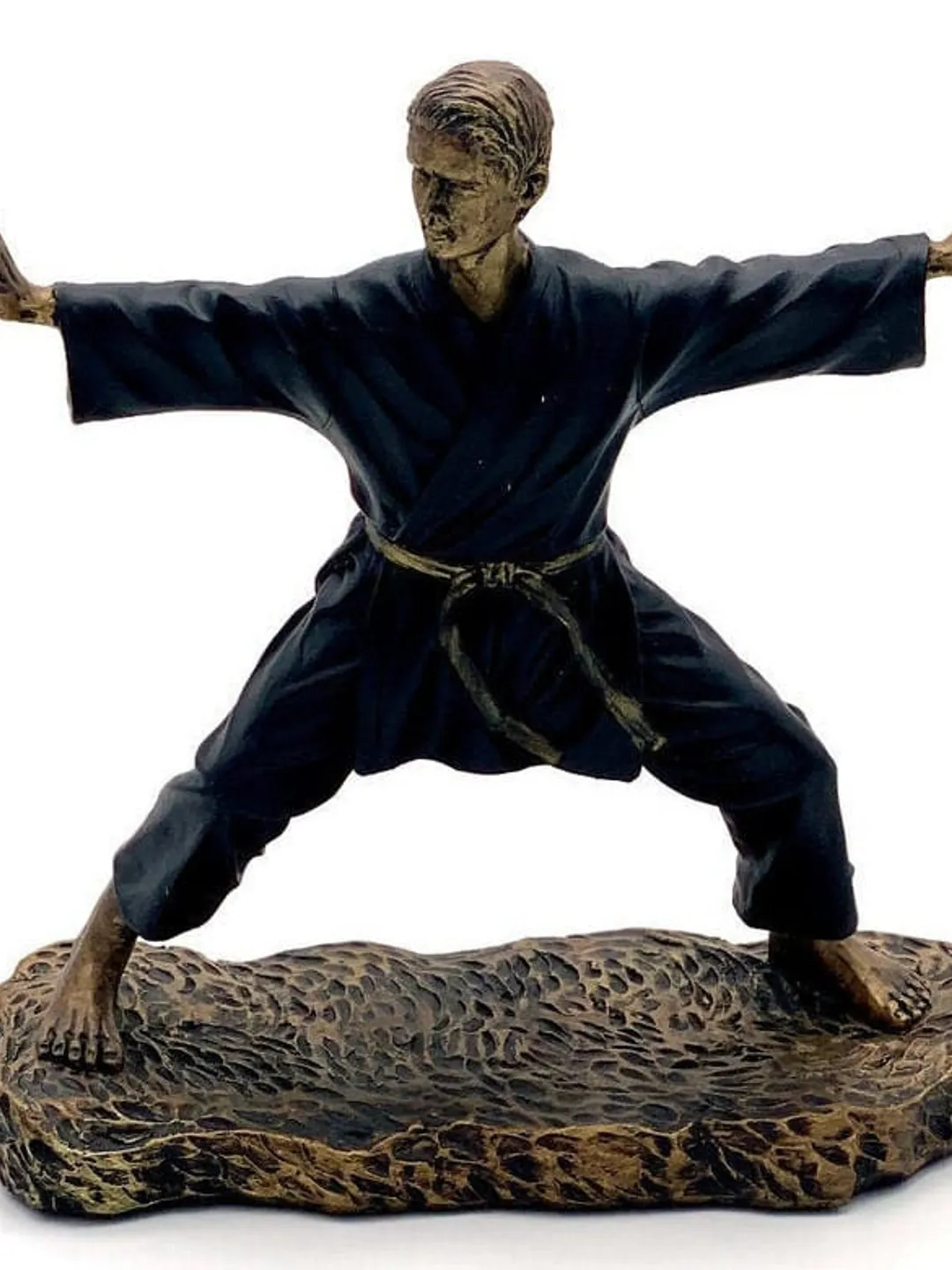 Statuette Figurine Kiba-Dachi Stand Interior Collectible Souvenir Decorative Martial Arts House Karate Eco Friendly Polystone Detailed Gift