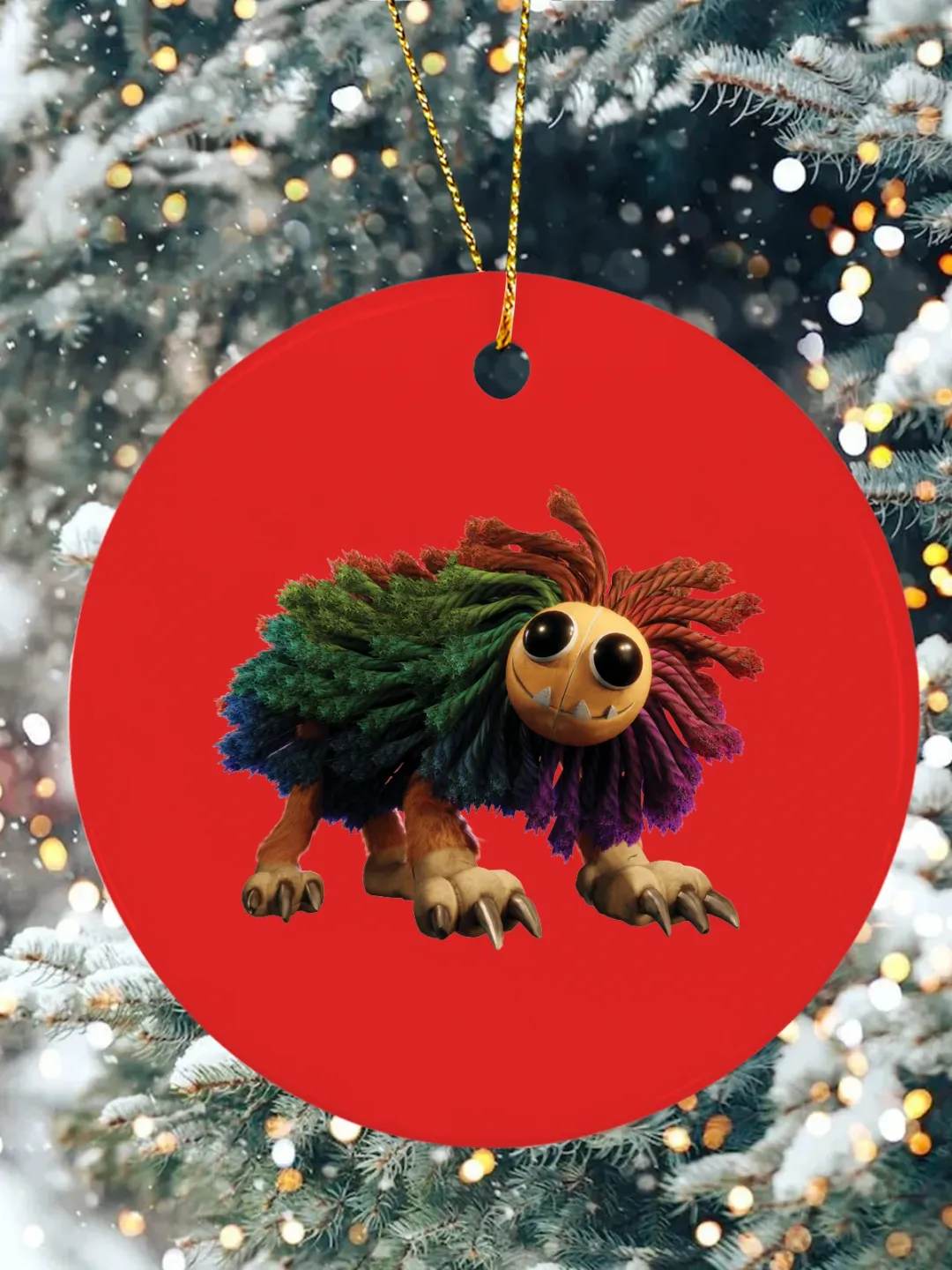 Yarnaby Christmas Ceramic Ornament