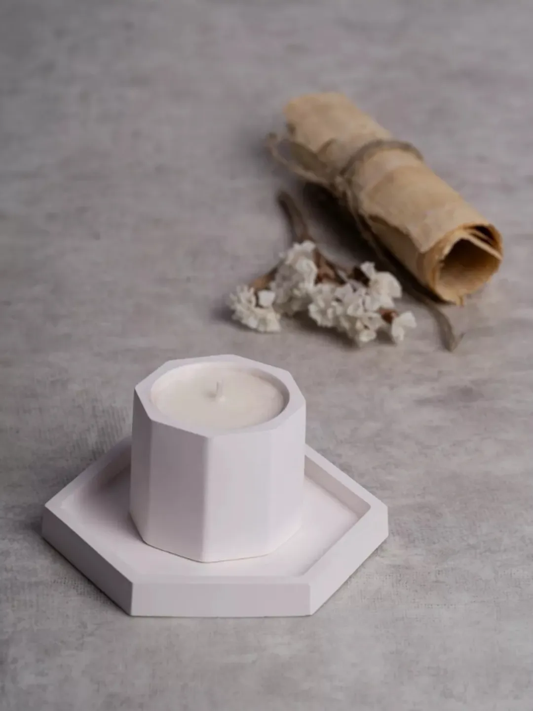 Mandarin scented candle