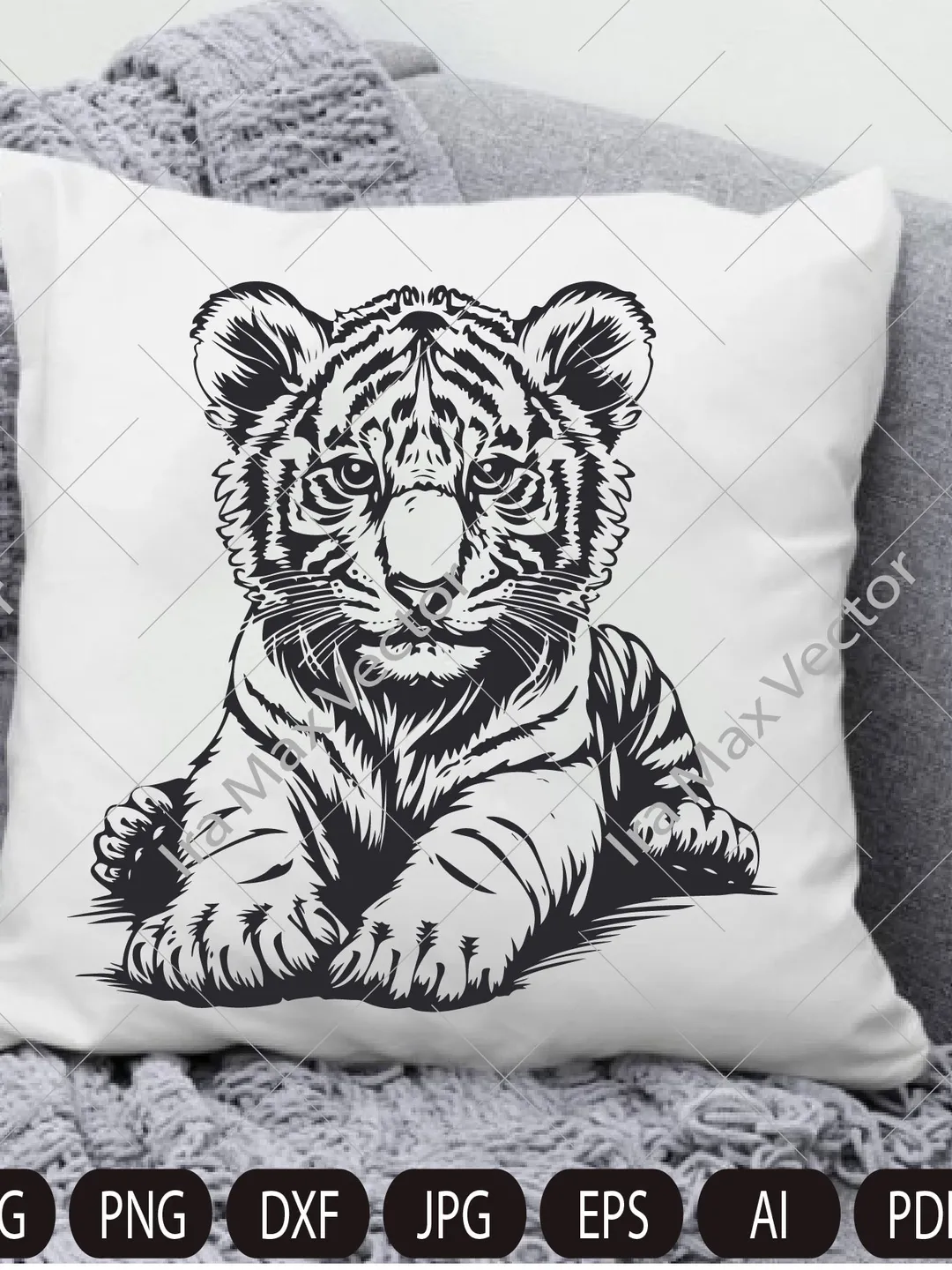 Baby tiger svg, tiger cub face svg, tiger baby, Tiger, Nursery Decor,  Safari African Animals, tiger Cub, Nursery Wall Art,Kids Printable Art, image size:1080x1440