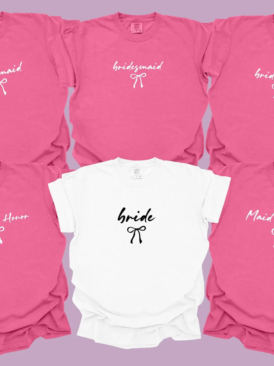 Comfort Colors Coquette Bride T-Shirt, Bachelorette Bridesmaid Shirt