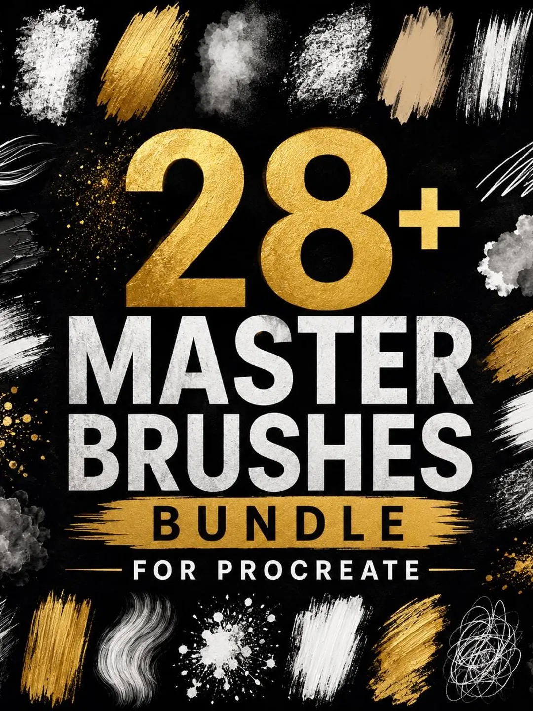 28+ Procreate Brush Bundle | Digital Art, Drawing, Painting, Sketching & Illustration Brushes | iPad Artist Tools
