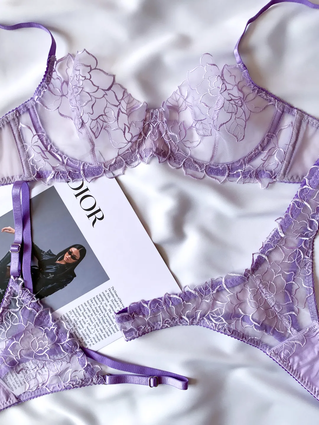 Lavender lingerie set