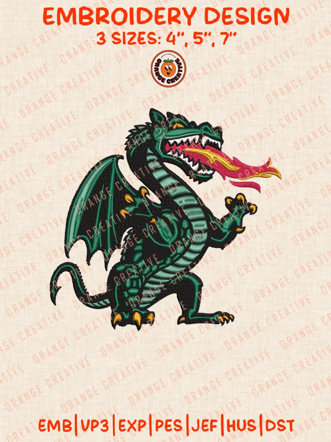 UAB Blazers Mascot Logo Embroidery Design Files, NCAA Logos Embroidery Designs, NCAA Machine Embroidery Files, 3 Sizes, Custom Sizes, Instant Download