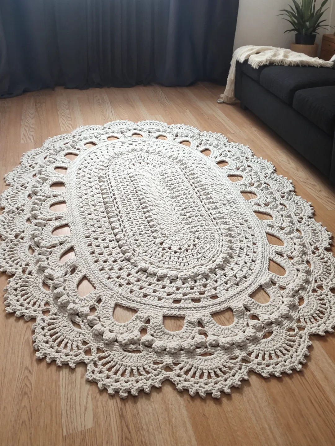 Kitchen Rug Crochet crocheted rug