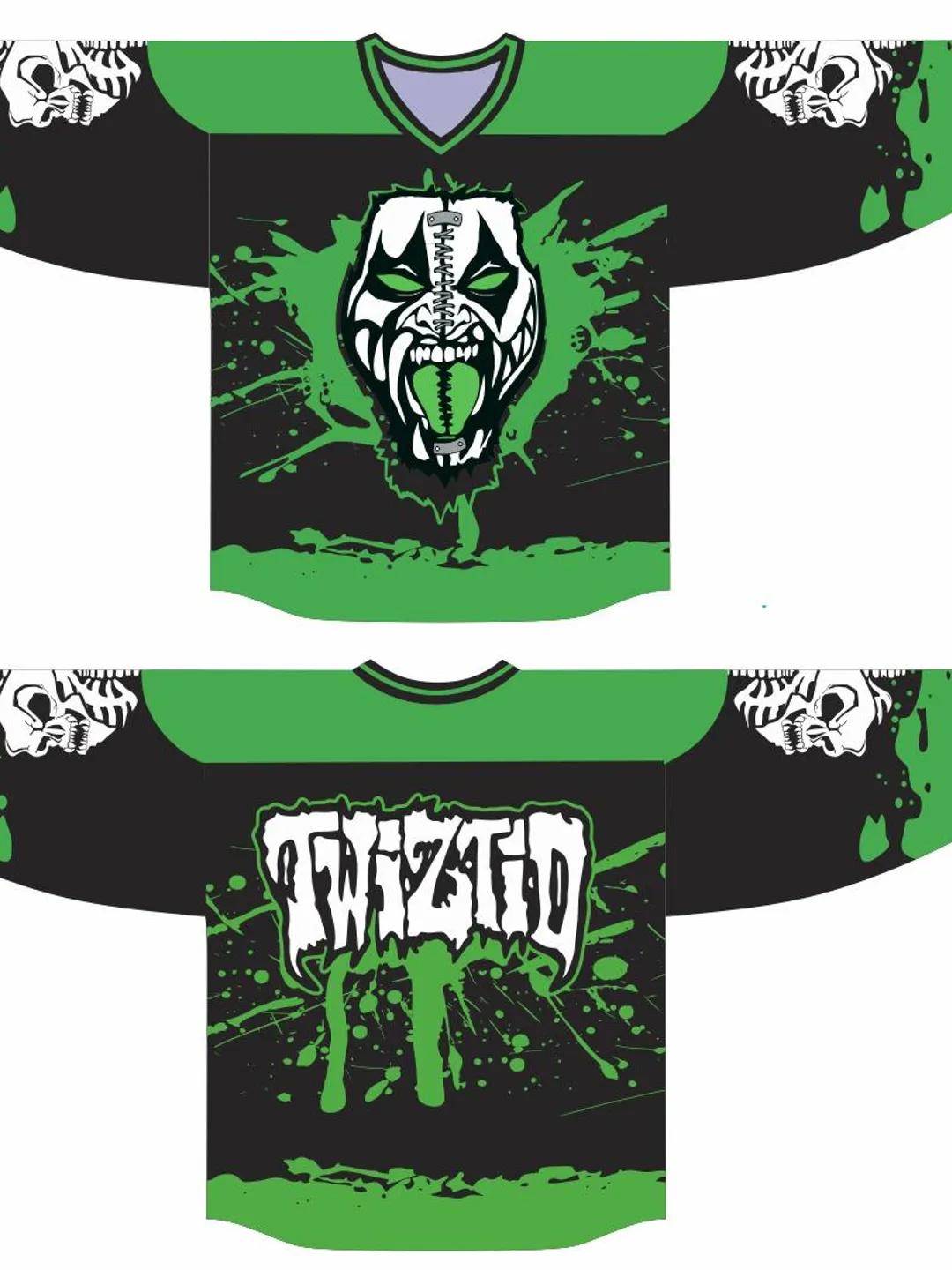Twiztid split face sublimated jersey
