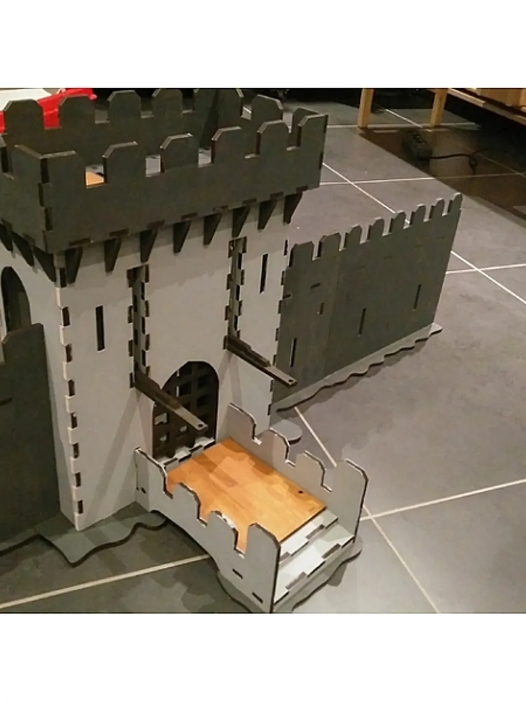 Digital Template Cnc Router Files Cnc Castle Files for Wood Laser Cut Pattern