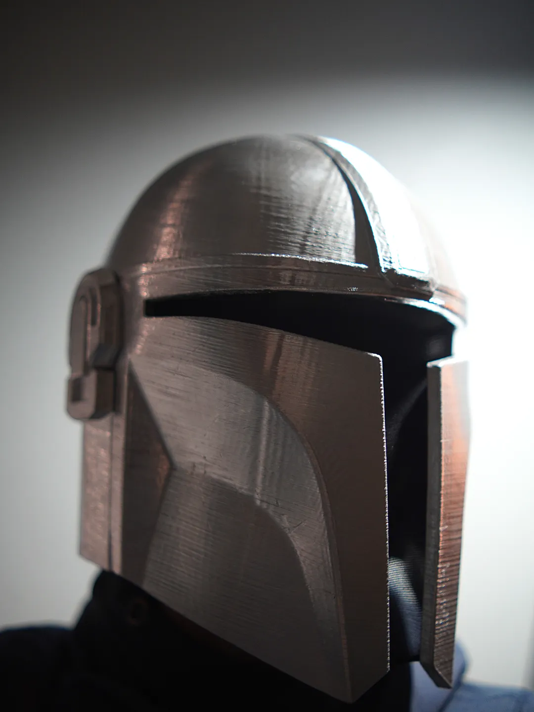 The Mandalorian helmet from Star Wars
