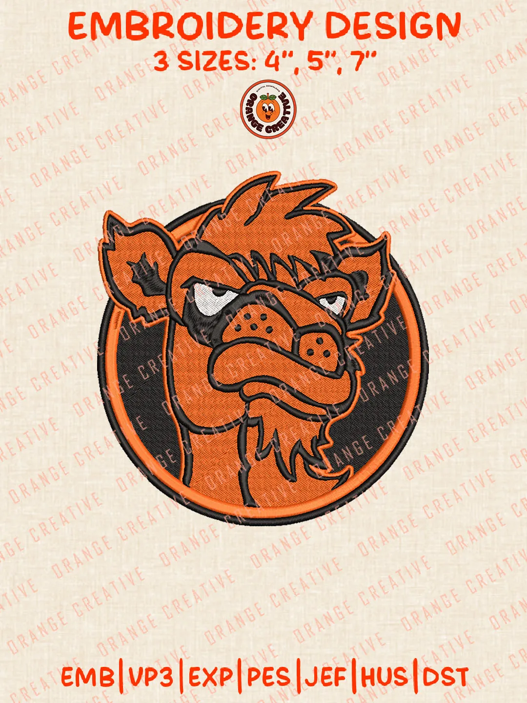 Funny Campbell Fighting Camels Head Mascot Logo Embroidery Files, Campbell Fighting Camels Team Embroidery Designs, Football Team Machine Embroidery Files, NCAA Campbell Fighting Machine Embroidery, Digital Download