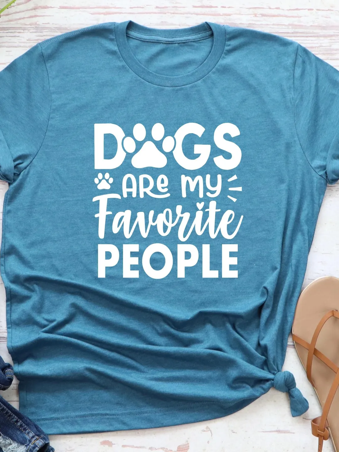 Dogs Are My Favorite People Shirt: Dog Lover Tee