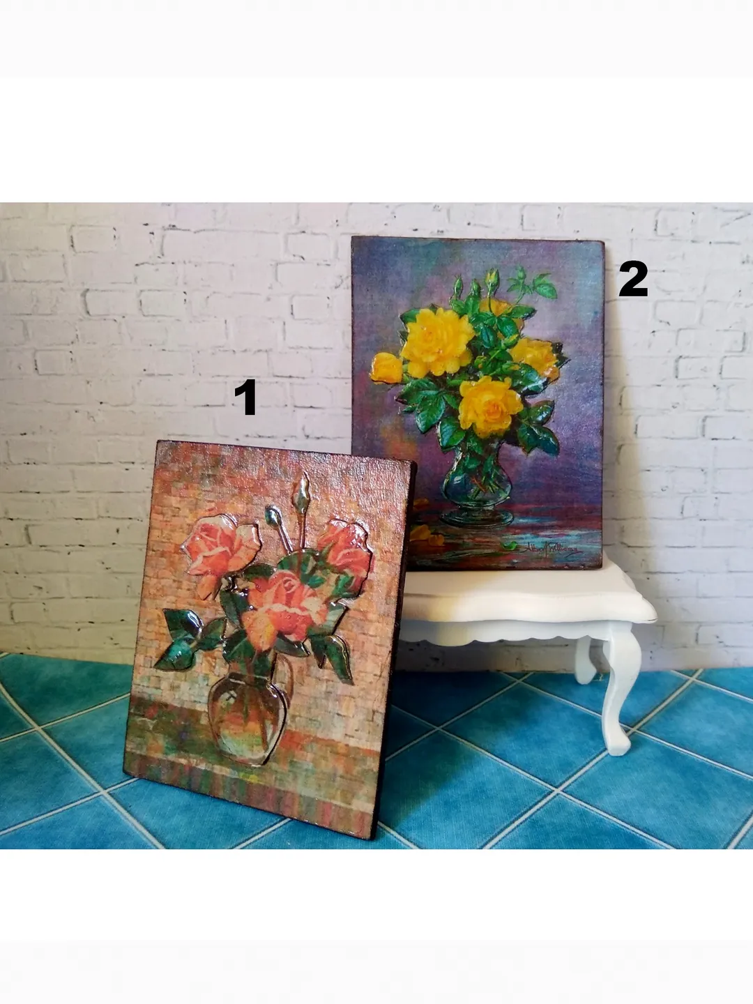 Panel for a dollhouse. Dollhouse.1:12 scale.