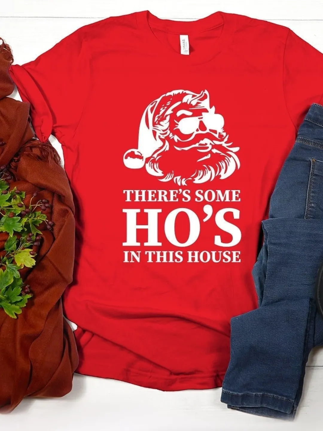 Funny Christmas Shirt, Christmas T-Shirt, Christmas Santa Shirt